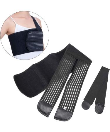 Buy Black Rib Chest Strap - Skin-Friendly Support for Rib Injuries | International Shipping - Buy Online on GoSupps.com