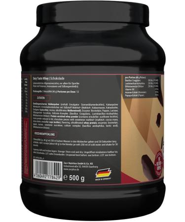 Zec Nutrition CoKG Zec+ Ladies Sexy Taste Whey 500g Double Chocolate Proteins Whey Protein Mix Double Chocolate 500g - Buy Online on GoSupps.com