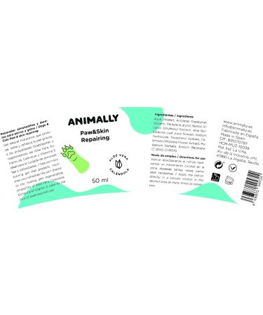 Animally Paw & Skin Balm 50ml | Natural Paw Protection for Dogs & Cats | Aloe Vera & Calendula | Sensitive & Cracked Paws - Buy Online on GoSupps.com