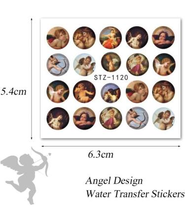 Kalolary Nail Art Stickers Decals 24 Sheets Dragon Snake New Year Red Black Design Water Slider Chinese Manicure Angle Chinese Character Nail Art Decor Halloween Nail Decoration - Buy Online on GoSupps.com