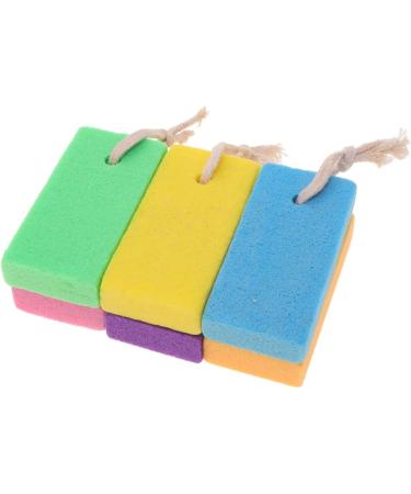 FRCOLOR Pied 18 Pcs gommage p dicure pierre pour les pieds cal de pierre p pins ponge exfoliant pour les pieds dissolvant de peau morte utilisation la main outil animal Frotter - Buy Online on GoSupps.com