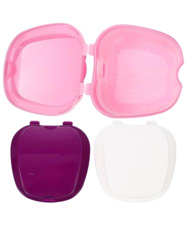 TOVINANNA 9 StK prosthesis box prosthesis container orthodontic prosthesis case false teeth retainer case braces storage box dentures holder care needs deliveries travel