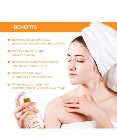Otrix_ Ubtan Body Wash | Tan Removal Formula with Turmeric & Saffron | Body Wash For Women & Men - 290ml - Buy Online on GoSupps.com