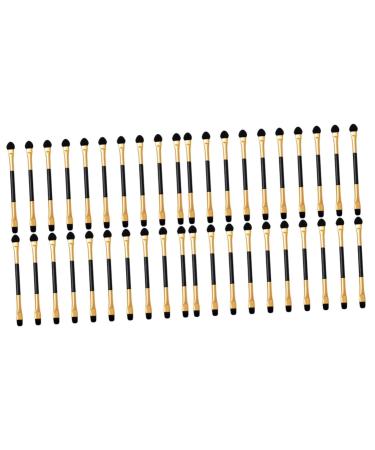 OHPHCALL 40 Pcs Double Ended Eyeshadow Brush Makeup Eye Brush Precision Eyeshadow Brush Eye Brush for Eyeshadow Eye Shadow Brush for Makeup Eyeshadow Makeup Brush Eyeshadow Brush for Women 12.50X0.50X0.50CMx2pcs Goldenx2pcs