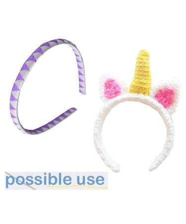 Q-YO Craft Plastic Headbands 30pc 3/8 (12mm) - No Teeth DIY Hair Bands - Buy Online on GoSupps.com