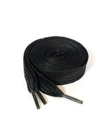 Thick Fat Shoelaces for Sneakers, Boots and Shoes By Ti Shoe Laces - Chose Your Colors Black