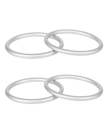 4 Pcs Baby Sling Rings Baby Cotton Wrap Ring Accessory Baby Carrier Aluminum Rings Baby Infant Breathable Slings Rings for Toddlers Newborn Kids Children