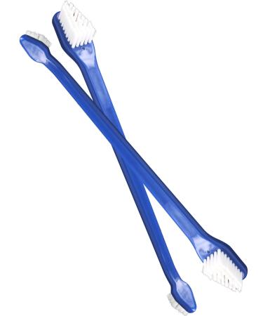 Bluestem toothbrbluestem Pet Toothbrush Set - Includes 2 Double-Sided Dog and Cat Tooth Brushes - Gentle Yet Effective Pet Teeth Cleaning Kit