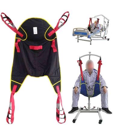 Hoist for Lifting Elderly Elderly Sitting Transfer Belt Patient Lift Toileting Sling with Head Support Handicap Commode Full Body Sling