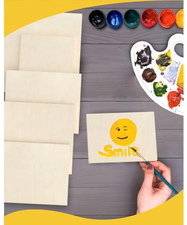 Pllieay 8Pack Wood Canvas Board Set - 4 Sizes Unfinished Cradled Painting Panels for Pouring Art Crafts - 5x7, 8x10, 9x12, 11x14 - Buy Online on GoSupps.com