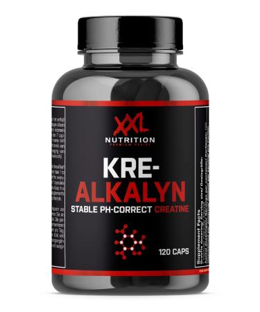 XXL Nutrition - Kre-Alkalyn - Creatine Monohydrate Creatine Powder - 120 Capsules