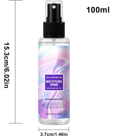Spray de perruque humide suppression des cheveux boucl s apr s-shampoing l ger non touffant brume extensions de cheveux synth tiques naturels traitement nutrition et sans enchev trement - Buy Online on GoSupps.com