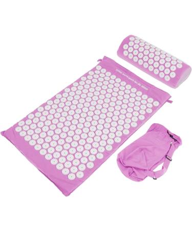 Sport-Tec Acupressure Set: Premium Acupressure Mat & Pillow in Pink - Enhance Relaxation & Wellness - Buy Online on GoSupps.com