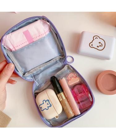 Buy 4-Piece Cute Animal Large Capacity Tampon & Pad Bag - Mini Cosmetic Bags for Women & Girls (4 Colors) | International Shipping - Buy Online on GoSupps.com