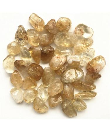 Decorative Crystal 20-40mm Natural Tumbled Citrine Quartz Crystal Stones Reiki Stones Brazil Natural Quartz Crystals 100g Home Decor Crystal - Buy Online on GoSupps.com