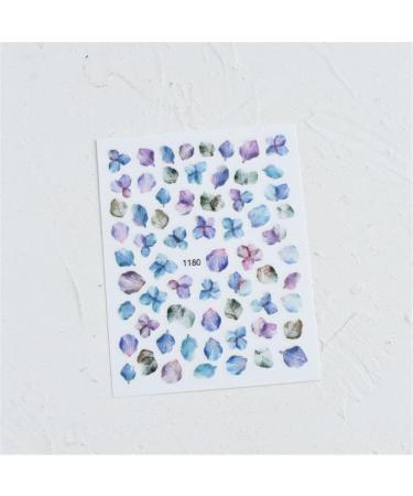 Acrylic Manicures Summer Autumn 3D Decal Nail Art Stickers Self-adhesive Flower Leaves(1183) Style1183 - Buy Online on GoSupps.com