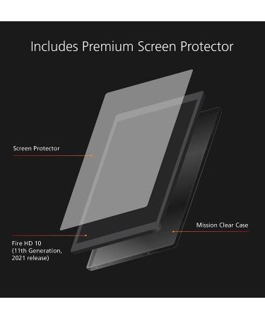 Clear Case with Screen Protector for Fire HD 10 & HD 10 Plus (11th Gen 2021) - Made for Amazon - Buy Online on GoSupps.com