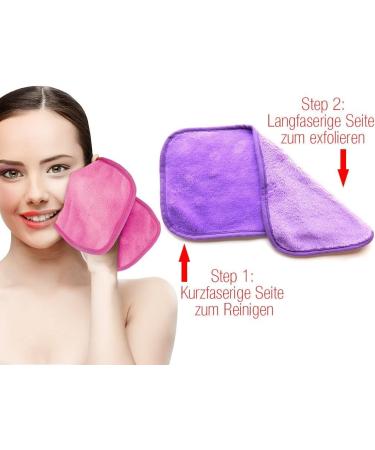 Microfibre Make-Up Remover Cloth Microfibre Alternative to Face Cleaning Wipes Removing Make-Up and Cleaning 1 count (Pack of 7) - Buy Online on GoSupps.com