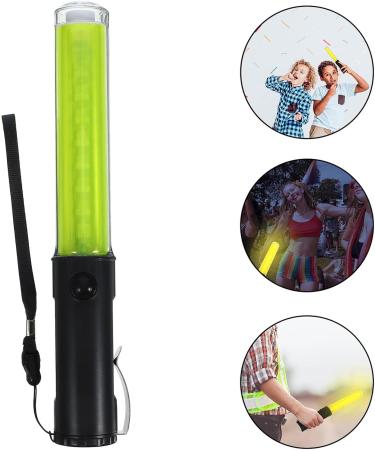  GOOHOCHY Creative Yellow Glow Stick Light Scepter for Parties Traffic Control Reusable Durable Lightweight Safe for Festivals Emergencies - Buy Online on GoSupps.com