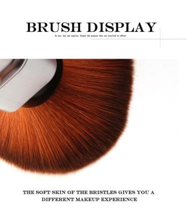 Retractable Powder Brush Travel Nail Dust Brush Portable Makeup Brush with Cover Silver Manicure tackle - Buy Online on GoSupps.com