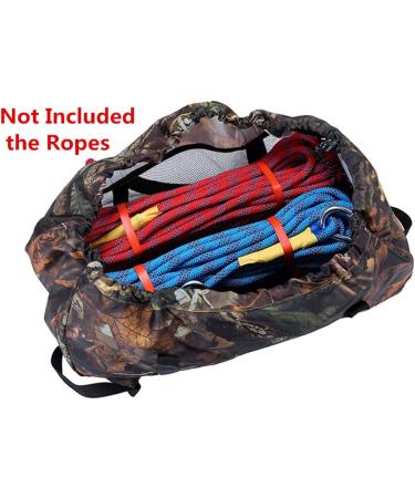 UNISTRENGH Waterproof Climbing Gear Storage Backpack - 500D Anti-Tear Oxford Pouch for Mountaineering Camo | Safety Rope Equipment - Buy Online on GoSupps.com