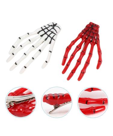 Buy Minkissy 8pcs Halloween Skeleton Hair Accessories Colorful Skull Hair Clips for Spooky Styles - Buy Online on GoSupps.com