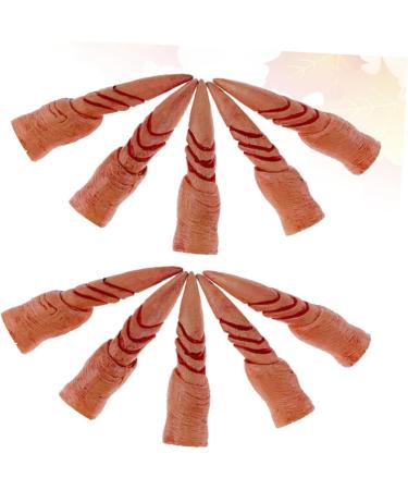 TOYANDONA Finger Cots 2 Sets Decor Fake Nails Fake Finger Nails Spooky Nails False Nails Fake Party Nails Halloween Nails Ghost Prom Halloween Zombie - Buy Online on GoSupps.com