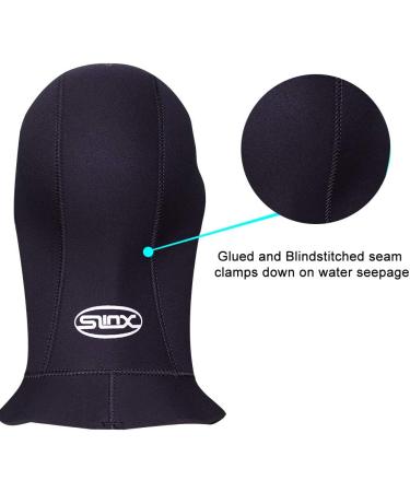 DIVE & SAIL 5mm Neoprene Wetsuit Hood | Thermal Scuba Diving & Surfing Cap | Snorkeling, Kayaking, Sailing | Black, Large - Buy Online on GoSupps.com