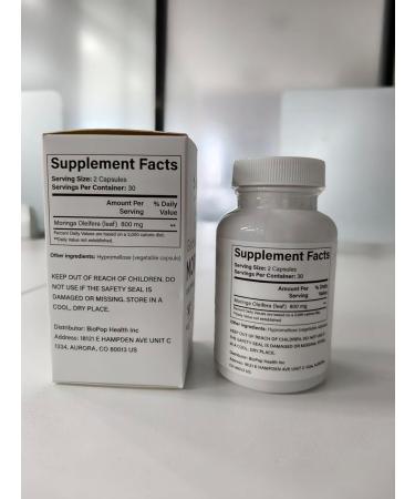 SUUDUUL Golden Chapter Pure Moringa 120 Count (2 Bottles) Plant-Based Daily Wellness Formula Naturally Sourced Moringa Leaf Supplement for Everyday Well-Being - Buy Online on GoSupps.com