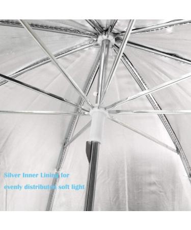 Photography Umbrella Lighting Kit - 4 Pack 33/84cm Soft White Translucent and Reflective Umbrellas for Studio Shooting - Photo and Video Lights - Buy Online on GoSupps.com
