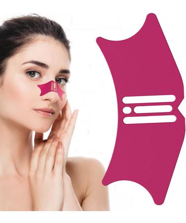 Nose Highlighter Stencil Nose Eyebrow Cheekbone Stencils Multifunctional Face Make up Stencils Eyeliner Stencils Wing Tips Reusable Makeup Eyelash Tool Puchen Rose Red - Buy Online on GoSupps.com