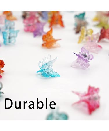 50 Pieces Gradient Green Butterfly Hair Clips - Mini Claw Hair Accessories for Women Girls & Children - Buy Online on GoSupps.com