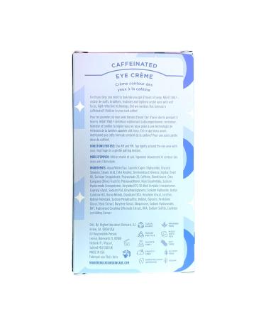 NIGHT OWL Anti-Aging Caffeinated Eye Cream 0.5 fl. oz - Visibly De-Puffs, Brightens, Hydrates & Tightens Under Eyes - Buy Online on GoSupps.com