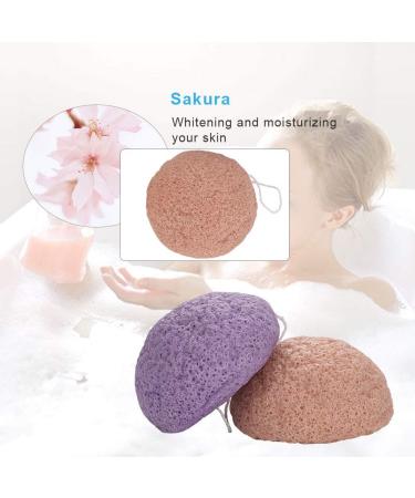 Raguso face sponge wholesale 15 7 7 5 colors round wash face flutter care cleansing gently puff - Buy Online on GoSupps.com