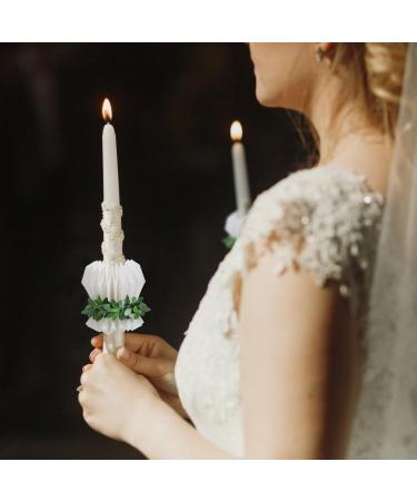 Bofunx Drop Catcher Paper - Drip Protection for Christening Communion & Wedding Candles (3-6 cm Diameter) - Buy Online on GoSupps.com