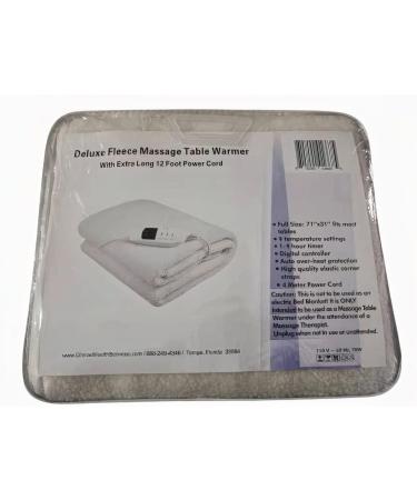 Deluxe Fleece Massage Table Warmer - 12ft Cord | For Massage Tables Only - Not a Bed Blanket Warmer | Does Not Get Hot, Max Temp 88 F - Buy Online on GoSupps.com