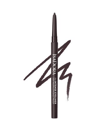 Isadora IsaDora Kajal Waterproof Intense Black 24H - Strong smudge-proof hold - Ideal eyeliner pencil for smoky eyes - Waterproof black kohl pencil - Particularly easy application