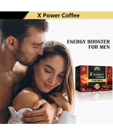 X Power Coffee X Power Coffee For Men Powerful Coffee Ginseng Maca X-Power Coffee for Men-the Secret To Strong Men (1 box) - Buy Online on GoSupps.com