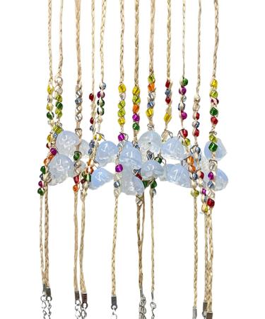 Oralgo Stylish Chinese Flower Bracelet for Women | Handmade Woven Wrist Chain | Unique Blue Lucky Cord - Buy Online on GoSupps.com