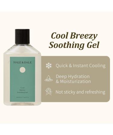 HALE&DALE Soothing Gel 7.43 oz - Hydrating Moisturizer for Dry Skin Sunburn Relief Fast Absorbing Vegan & Cruelty-Free - Buy Online on GoSupps.com