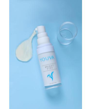 YOUVA Hyaluronic Acid Anti-Aging Eye Cream - Reduce Dark Circles & Puffiness | Fragrance-Free 15ml | Marine Extracts & Bearberry - Buy Online on GoSupps.com