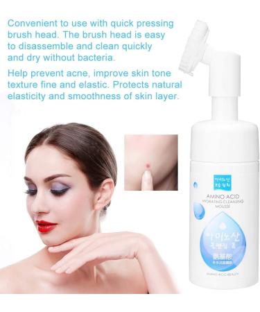 Qukaim Face Cleanser Amino Acid Face Foaming Cleanser 120ml Pores Cleaning Makeup Removal - Buy Online on GoSupps.com