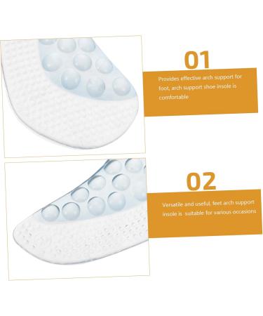 VALICLUD Arch Support Insoles - Silicone Inserts for Men & Children Comfortable Orthopedic Foot Cushioning 8.50x4.20x0.20CM - Buy Online on GoSupps.com