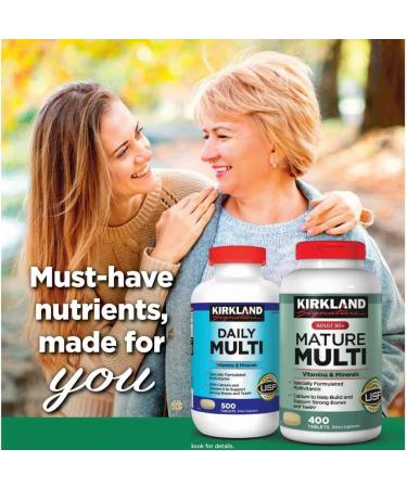 Kirkland Signature Mature Multi Adult 50+ Bundle - 900 Tablets Combo Pack - Buy Online on GoSupps.com