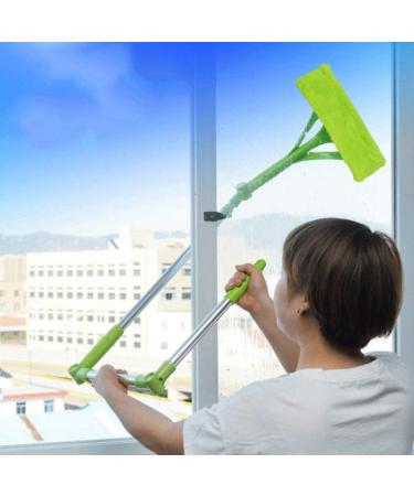 Glass Wiper- Squeegee Glass Cleaner Household Cleaning High-Rise Window Telescopic Rod Cleaning Glass Scraping Artifact - Buy Online on GoSupps.com