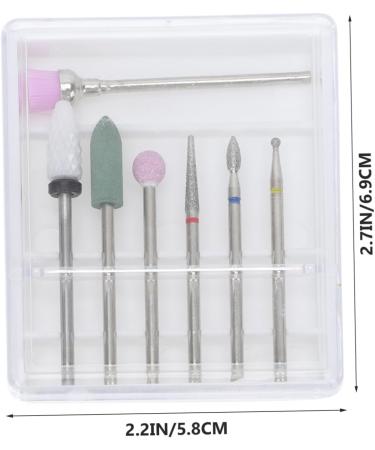 Beavorty 1 Set grinding head steel manicure drill bits nail art drill kit nail polishing tool nail drill bits nail drill kit acrylic to rotate Tungsten steel pedicure file round head - Buy Online on GoSupps.com