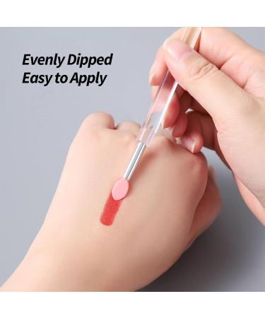 Buy Silicone Lip Brushes - 8 Pcs Reusable Eyeshadow & Lip Gloss Applicators | Beauty Tools in White Pink Red & Blue - International Shipping Available - Buy Online on GoSupps.com