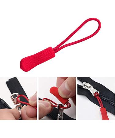 40 Pack Nylon Zippers with Handles - Durable Replacement Zipper Cords for Sports Backpacks & Camping Gear - Buy Online on GoSupps.com