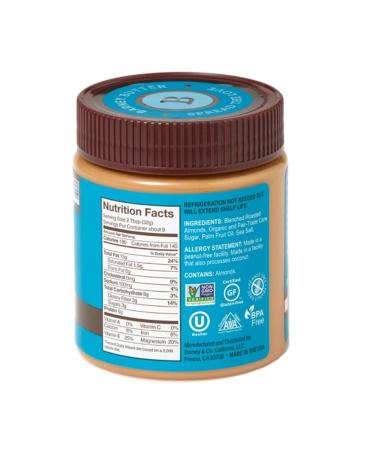 Barney Butter Smooth Almond Butter - 10 oz (Pack of 3) | Healthy Nut Spread - Buy Online on GoSupps.com