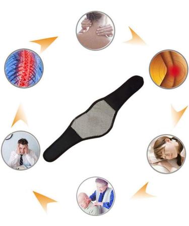 Austinstore Magnetic Therapy Cervical Support Massager - Self Heating Health Care Belt in Black - International Shipping Available - Buy Online on GoSupps.com